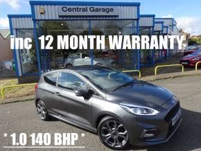 FORD FIESTA 2018 (68) at Central Garage (Irthlingborough) Limited Wellingborough